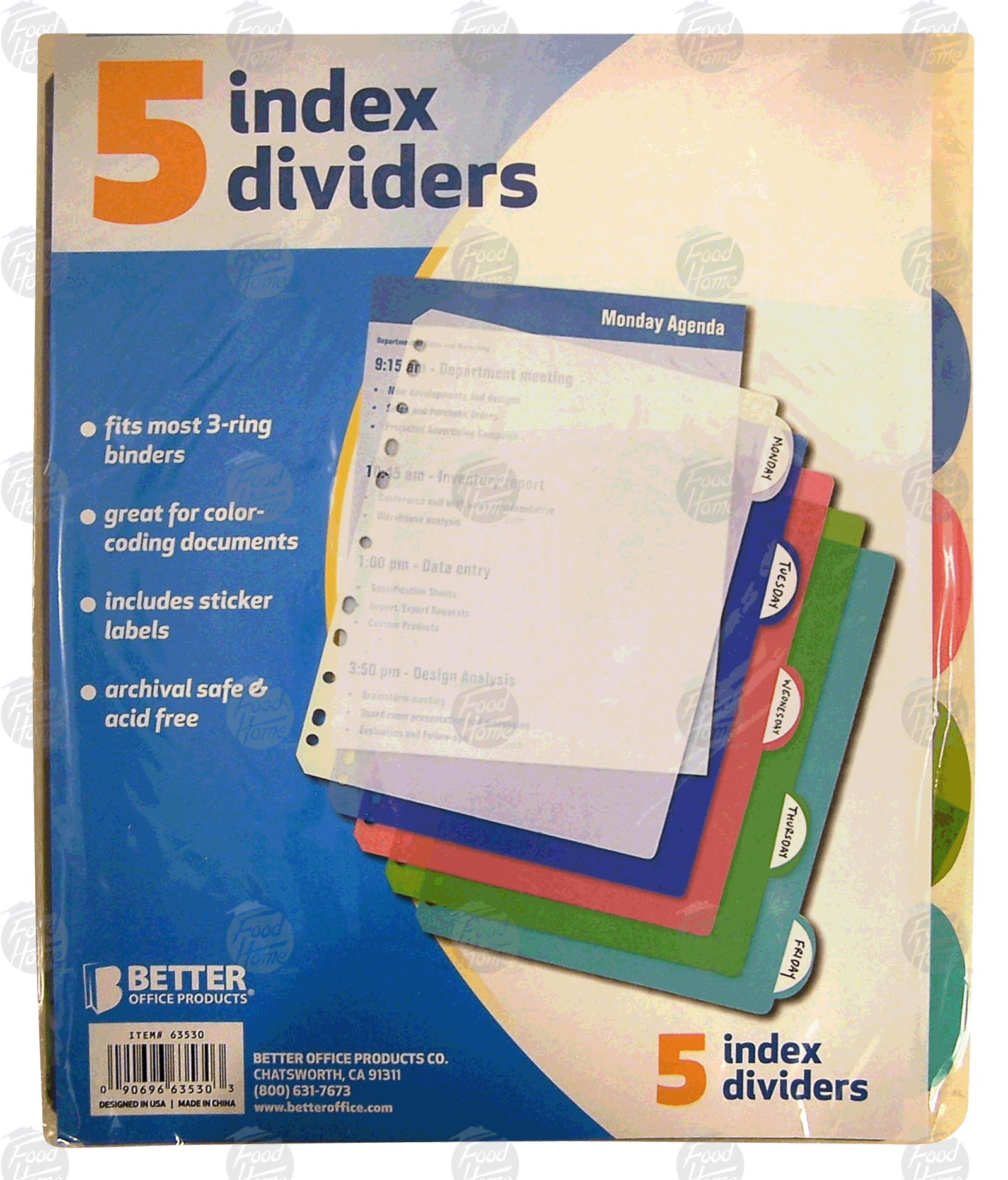 BetterLine&nbsp;&nbsp;ring binder indexes with tabs Full-Size Picture